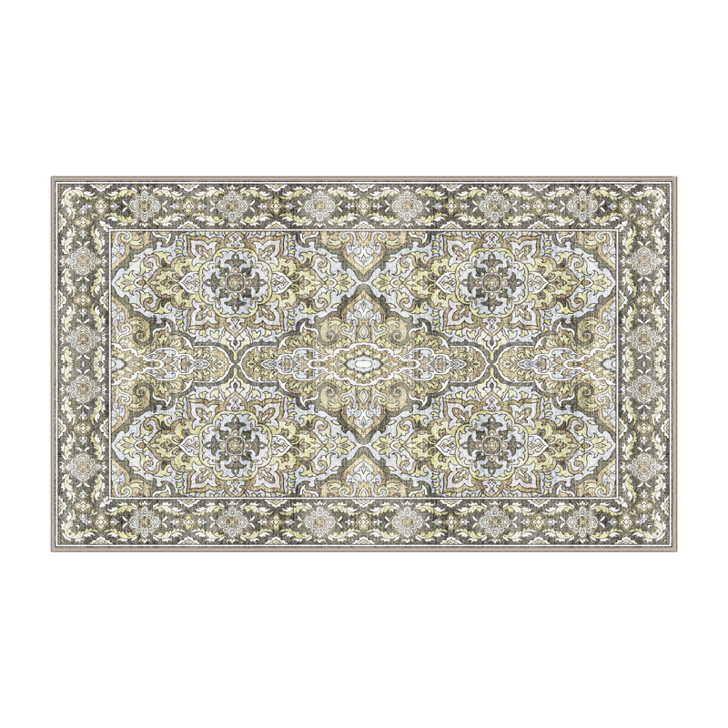 Flemmie Hand Loomed Washable Oriental Indoor Rug, Rectangle 8' x 10'