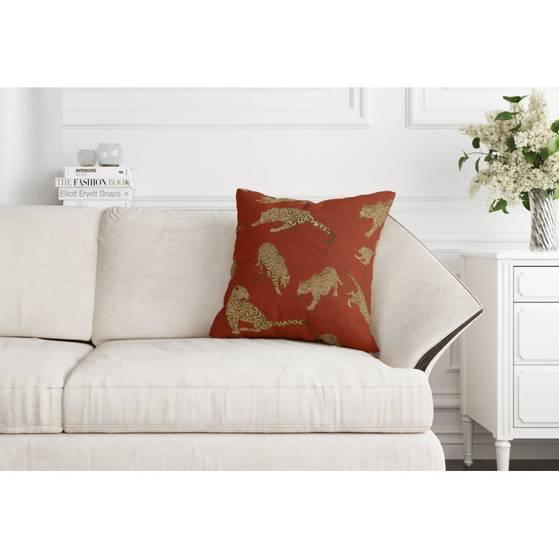 Gabrielle Leopard Indoor Pillow Cover, 16" x 16"