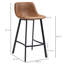 Bigvai Counter Stool with Metal Frame