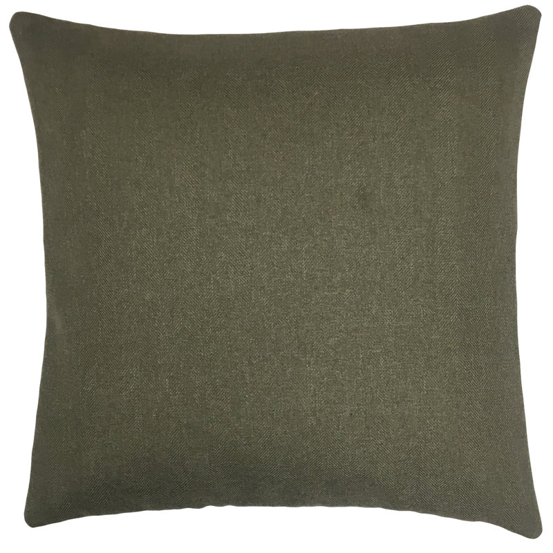  Housse de coussin d'extérieur carré et insert, 20 po x 20 po, Brun