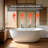 43.31"Acrylic Adult Freestanding Movable Seamless Integrated Bathtub