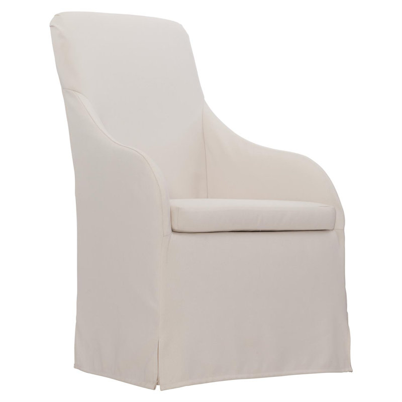 Bellair Outdoor Dining Armchair, White Sunbrella 6063-000
