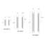 Tower 1 - Light LED Dimmable Aged Brass Flush Mounted Sconce-29994159-121429826