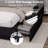 Orwhin Bed Frame 4 Drawers Storage, Upholstered Bed Frame with Velvet Adjustable Headboard Queen Full King Size Platform Bed Wood Support-815720074-807684305