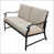 Beige Cushion/Black Frame selected