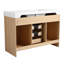 Ensemble de meuble-lavabo simple 48 po avec plateau en résine Odstone-792571864