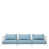 White Frame/Blue Cushion selected