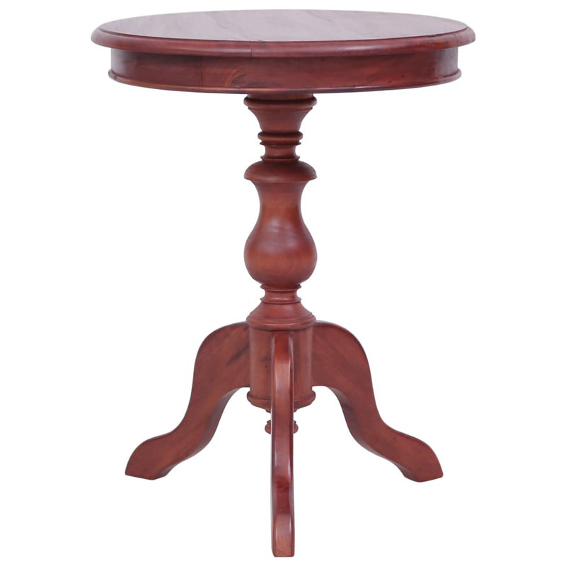 Zainab Glass End Table, Brown