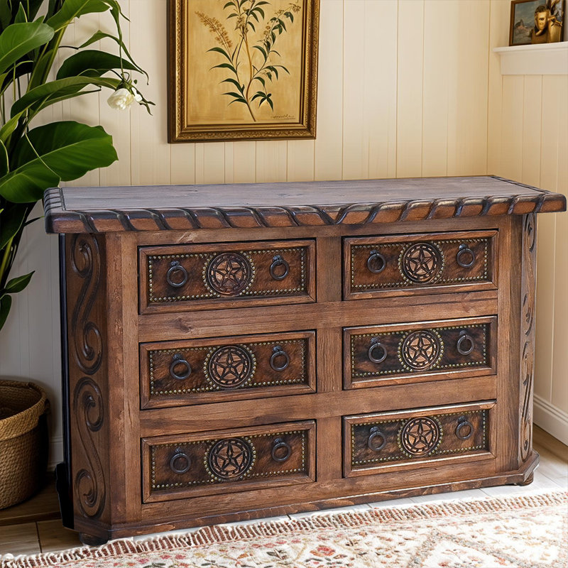 Commode 6 tiroirs Lone Star Heritage