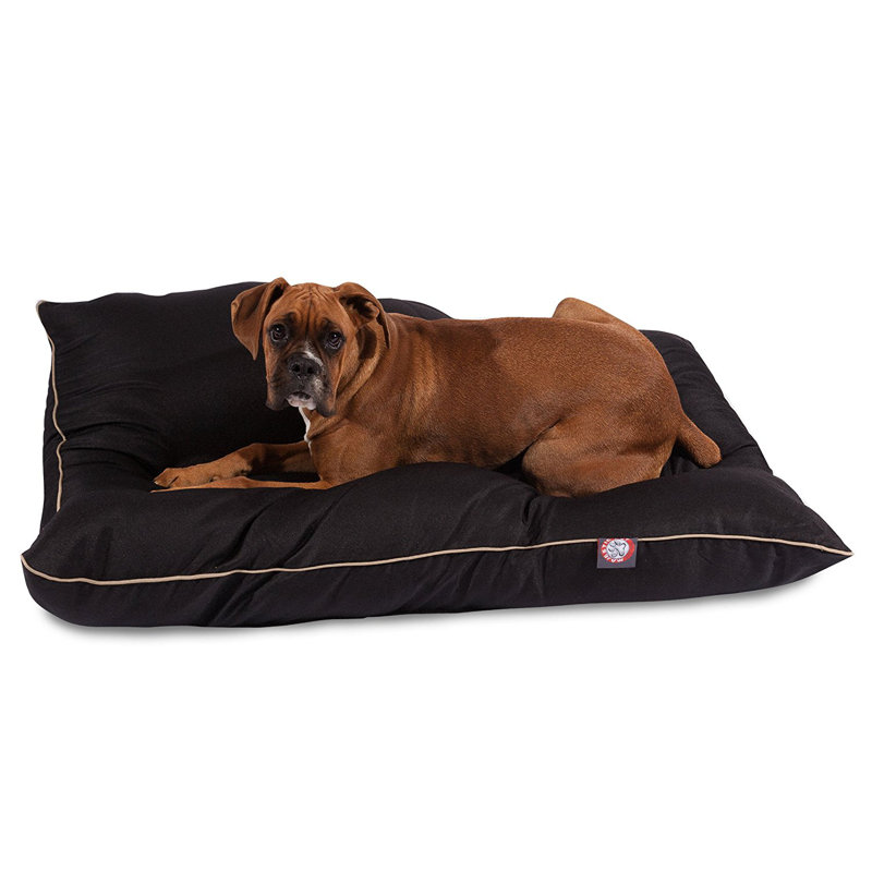 Coussin Super Value, Noir, Moyen (l 35 po x P 28 po x H 7 po) ;