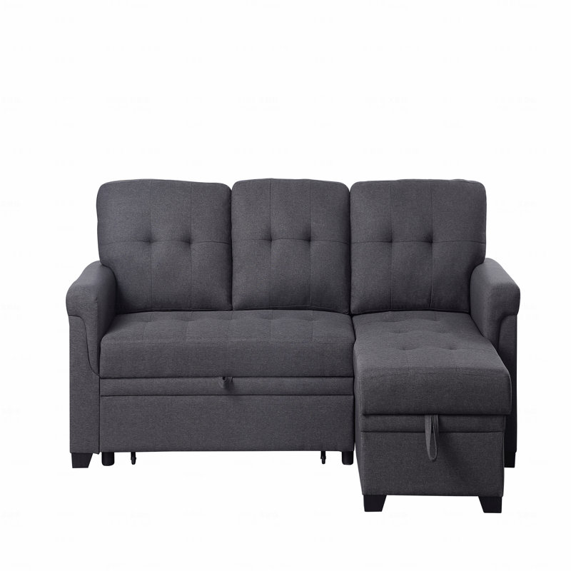 Sleeper, Reversible  Basic Sectional Sofa Sofa Sofa With Storage Chaise, Right Hand Facing