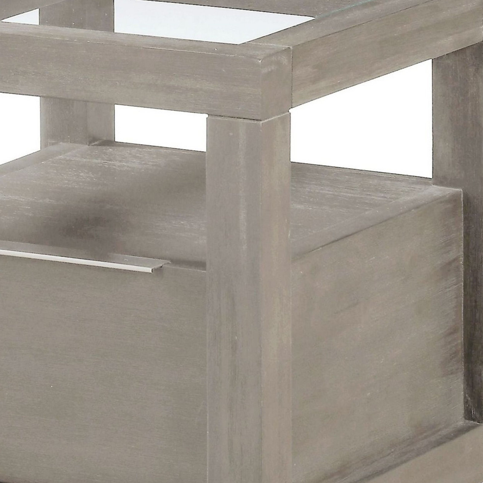 Eloise End Table With Storage, Mineral