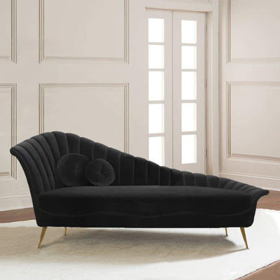 Elegant curved sofa lazy comfort chaise lounge by wangling hone