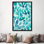« aquarelle cactus », peinture sur toile