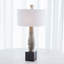 Lampe de table Pinecone en noir / nickel