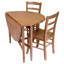 Solid Wood Top Trestle Dining Set