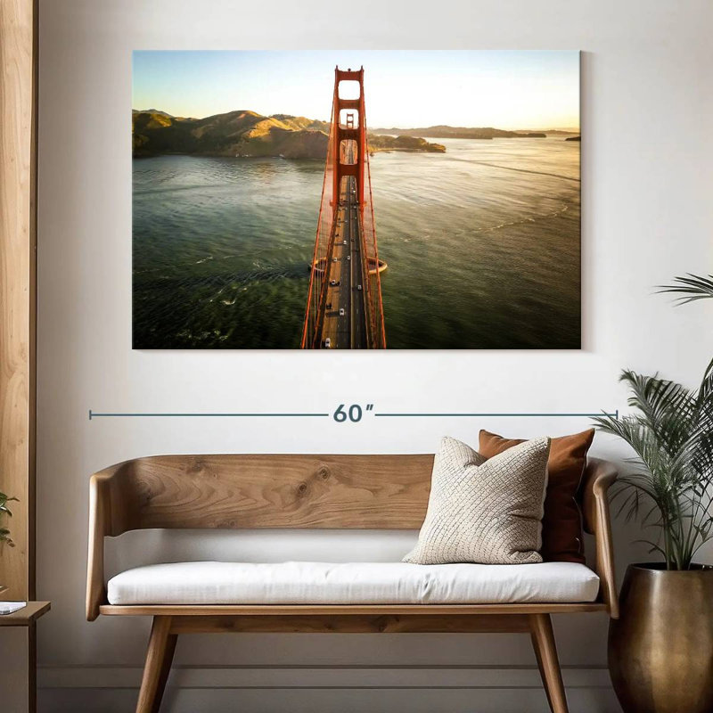 Lilie Golden Gate Bridge Horizon, 34" H x 51" W