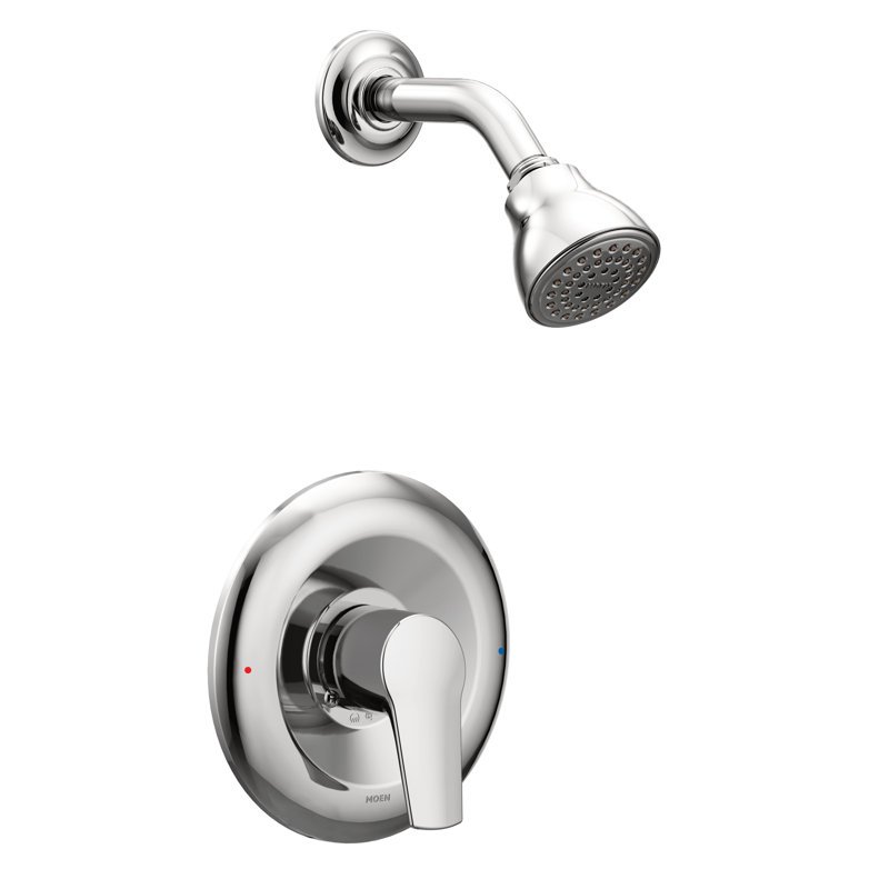 Garniture de robinet de douche à pression équilibrée avec poignée levier Method Posi-Temp, Chrome