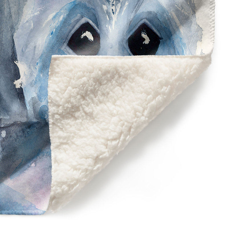 Couverture sherpa doux , 51 po x 60 po