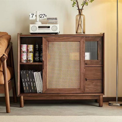 Armoire de rangement latérale de style nordique minimaliste