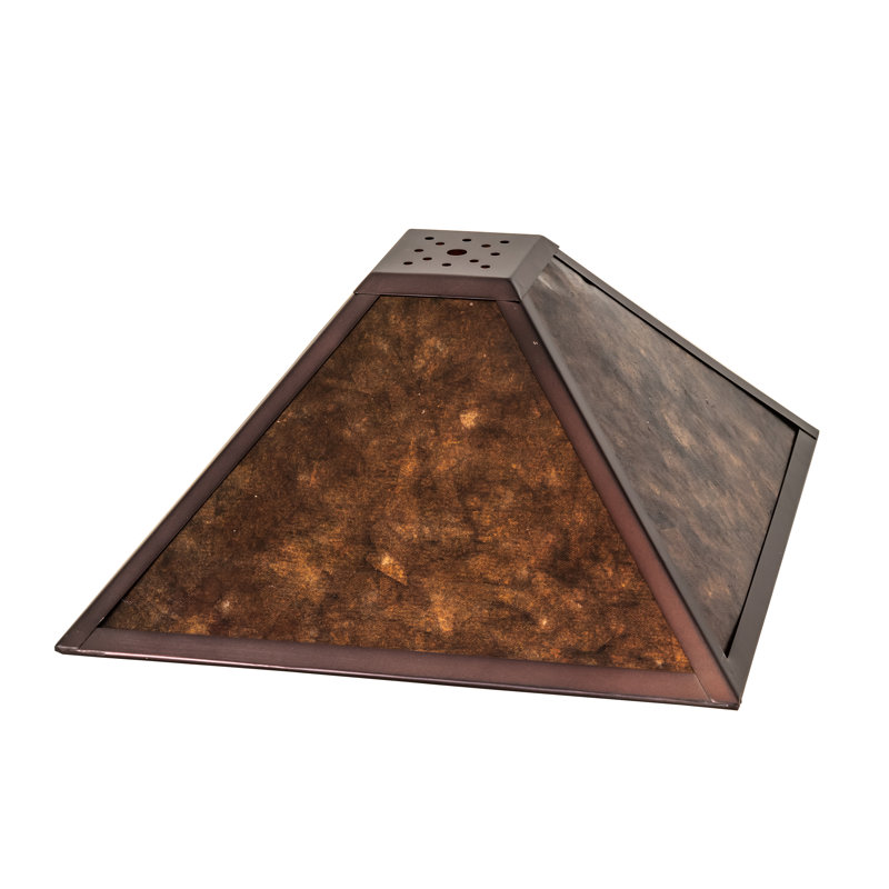 16"Sq Mission Prime Shade, 7" H x 20" W x 20" D