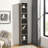 Versatile Media Tower Rack With Adjustable Shelves For Home Office And Display