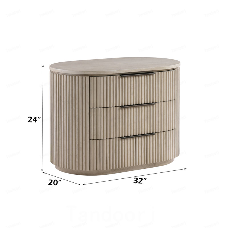 Table de chevet avec port USB