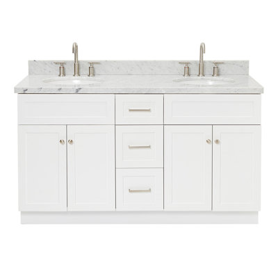 Ensemble de meuble-lavabo double 61 po Abell