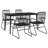 Catarcio Patio Dining Set with Rectangular Table-1559600921-1559600925