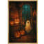 Mignon fantôme, impression sur toile encadrée, décoration murale d'Halloween-118759754-118759757