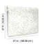 Papier peint floral avec auvent crème-111927987