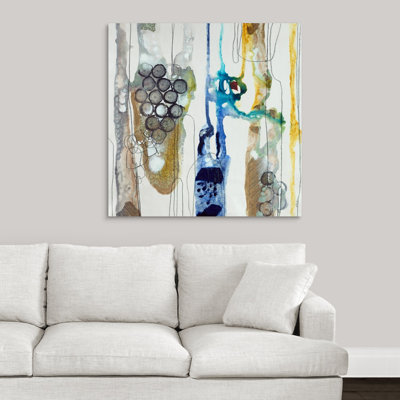 « botanique contour xiiiii », peinture sur toile
