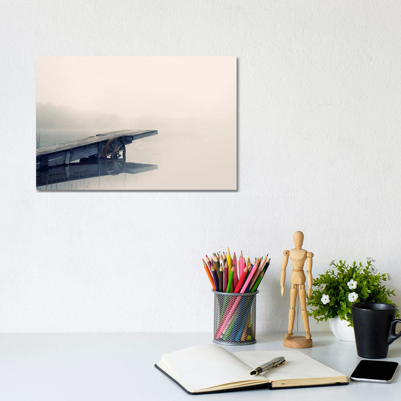Misty Morning by Andreas Stridsberg - Wrapped Canvas Print, 20.32 cm H x 30.48 cm W