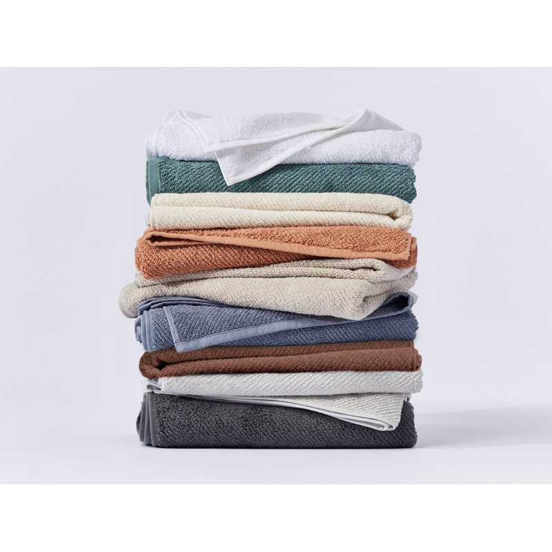 Air Weight 100% Cotton Midweight Bath Sheet, Alpine White