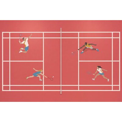 Décoration murale Badminton