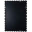 Scalloped Beveled Wall Mirror