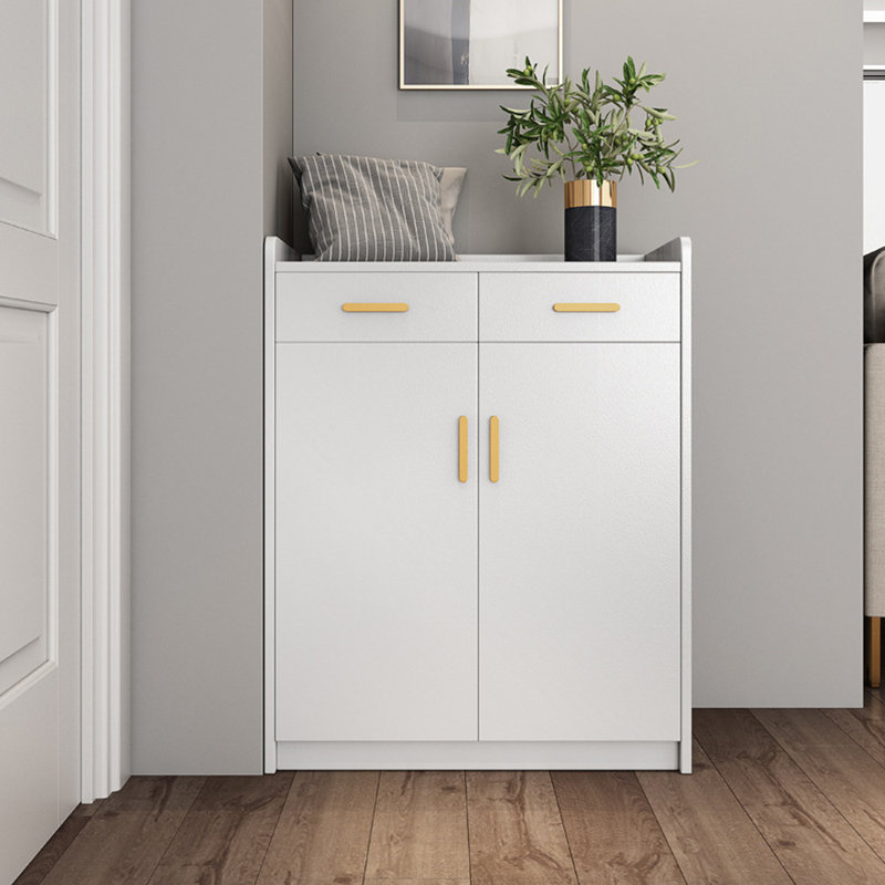 Shoe Storage Cabinet, White