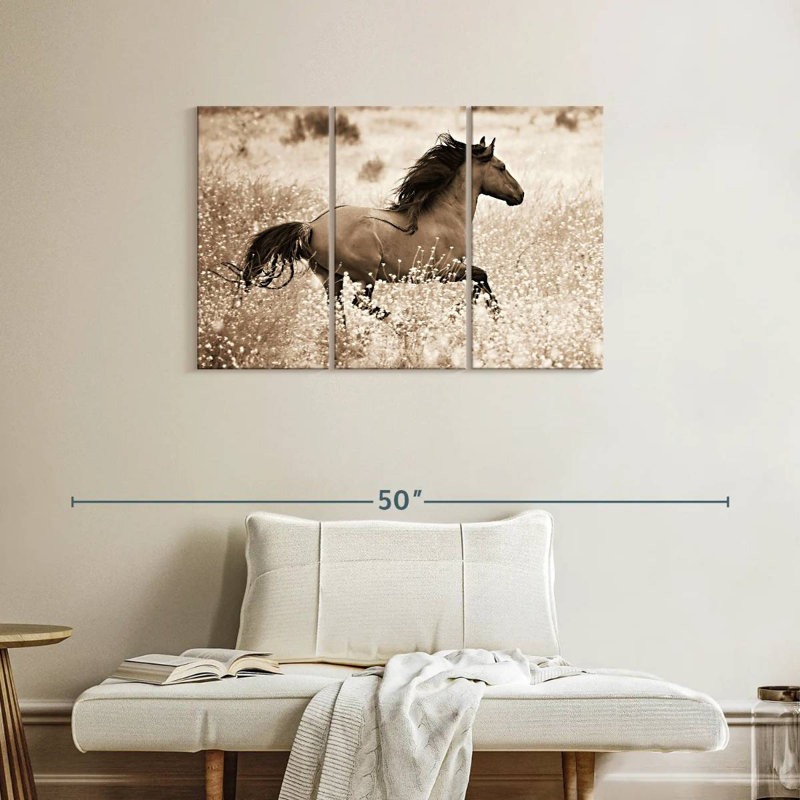 Running Free, 24" H x 38" W