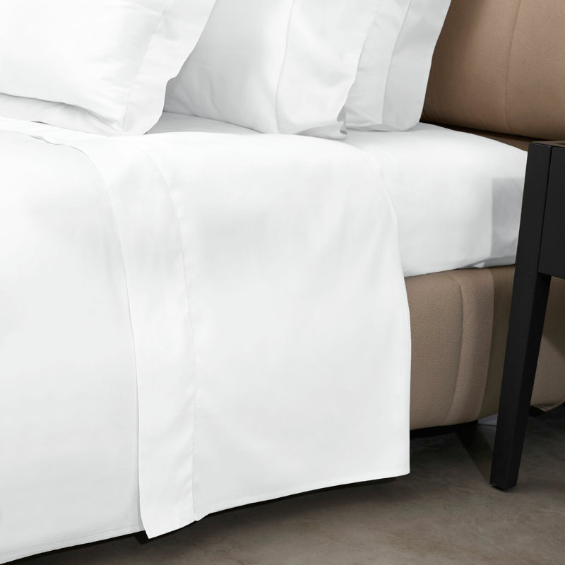 Gemma Flat Sheet, White, Queen Flat Sheet