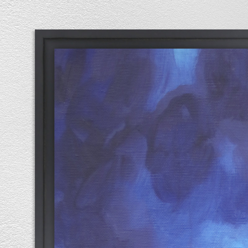 Sunrise over Portland II, No, Black Floater Frame Canvas