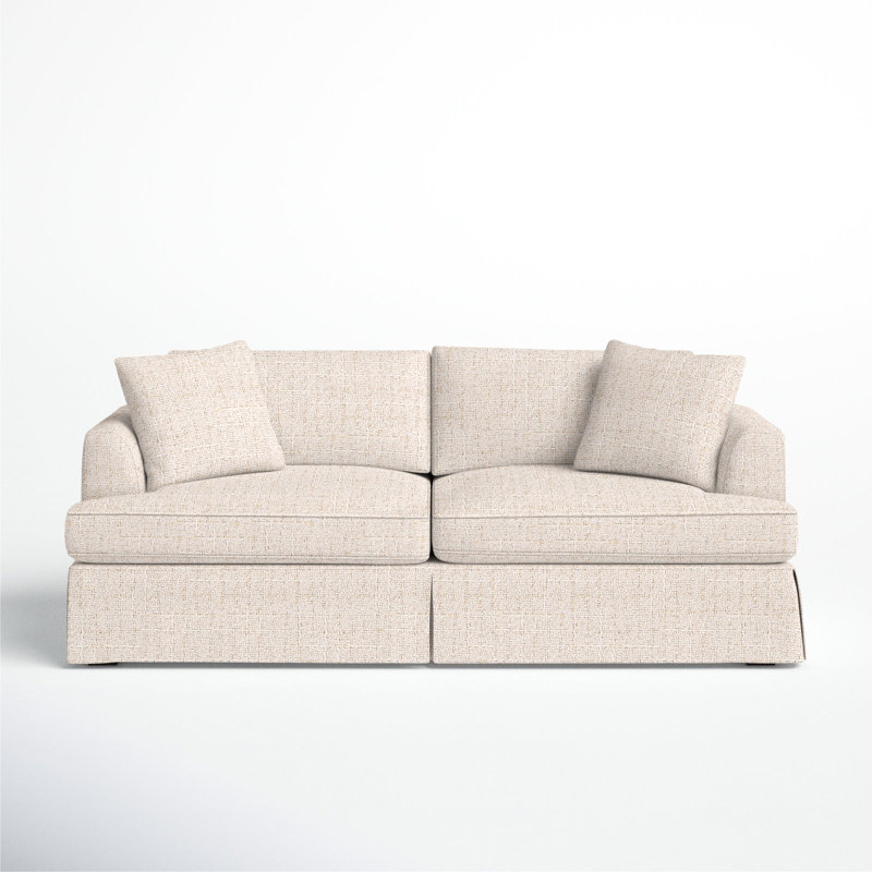 Lucia 92.5'' Slipcovered Sofa, Macc Vanilla