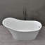 Baignoire de trempage autoportante en acrylique avec drain réversible 59 "x 28"-50499986