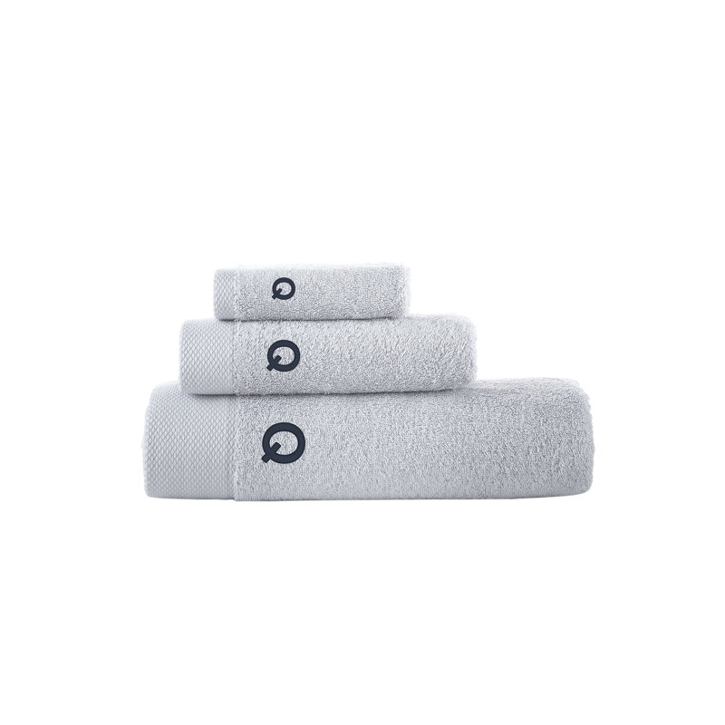 Dierks 3 pcs Towel Set, Q, Silver