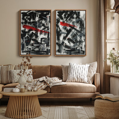 Art mural encadré, rétro, antique et classique pour chambre à coucher - 16 po x 24 po