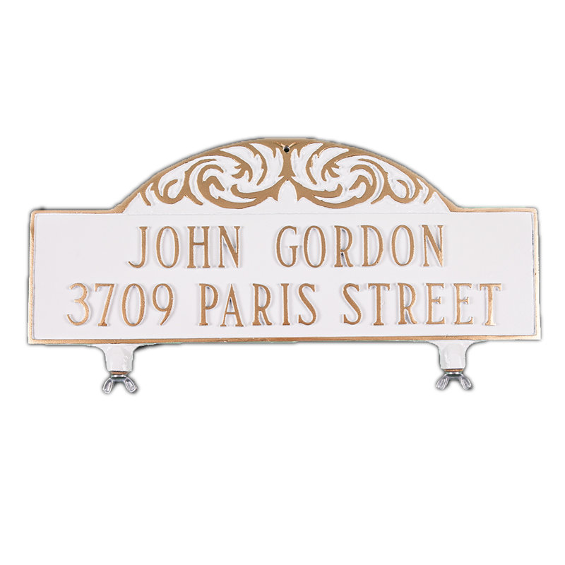 Aluminum Mailbox Sign, Yes