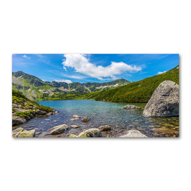 Valley Of The Tatra Mountains - No Frame Print on Canvas