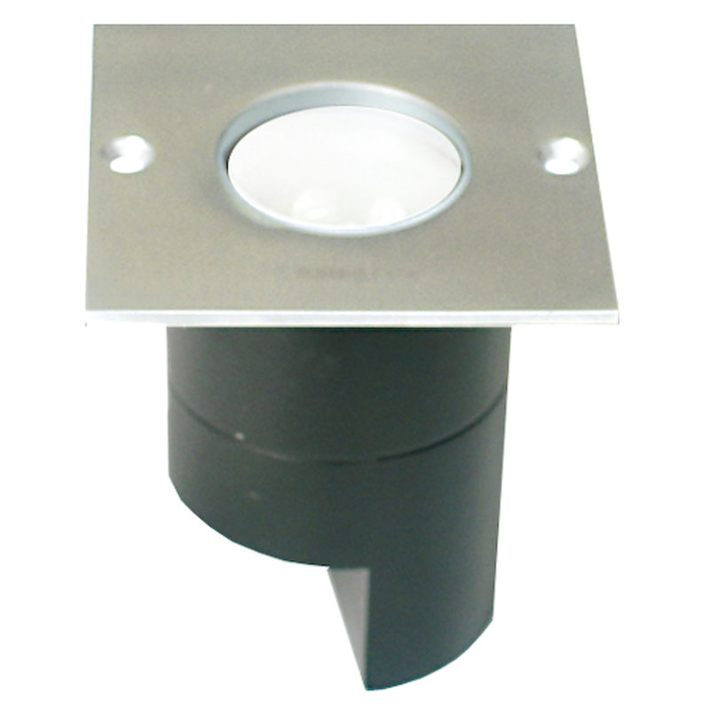 Silver Integrated LED Metal Well Light