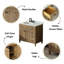 Ensemble de meuble-lavabo simple 24 po avec lavabo encastré blanc Maxbano