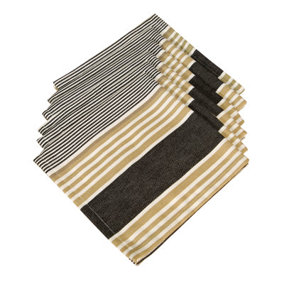 Conners Cotton Striped Square Napkin