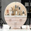 Modern Round Dustproof Cosmetic Storage Organizer